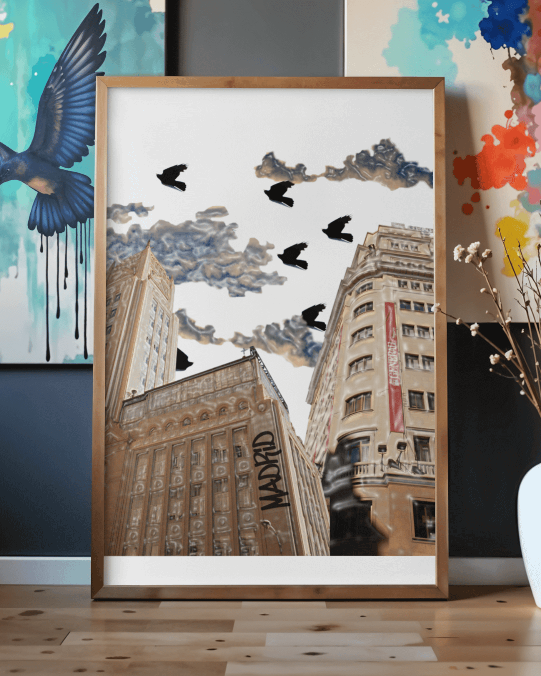 Ilustración de Madrid para decorar cualquier pared de una casa