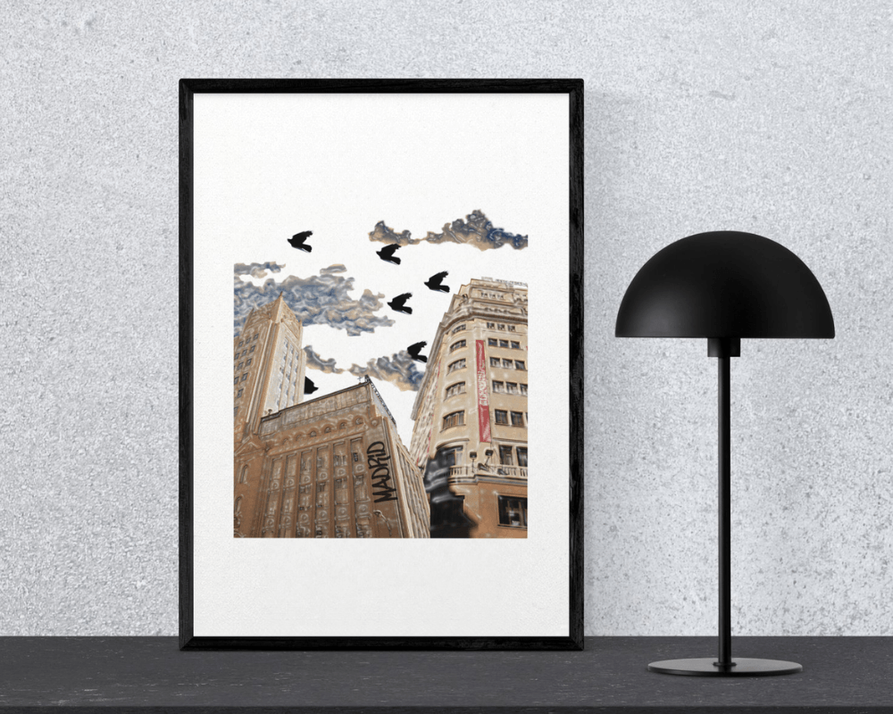 Ilustracion Modernista de MAdrid